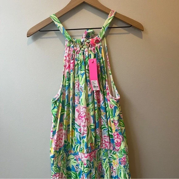 NWT Lilly Pulitzer Women's Shirelle Skirted Romper Groove Garden - Picture 2 of 11